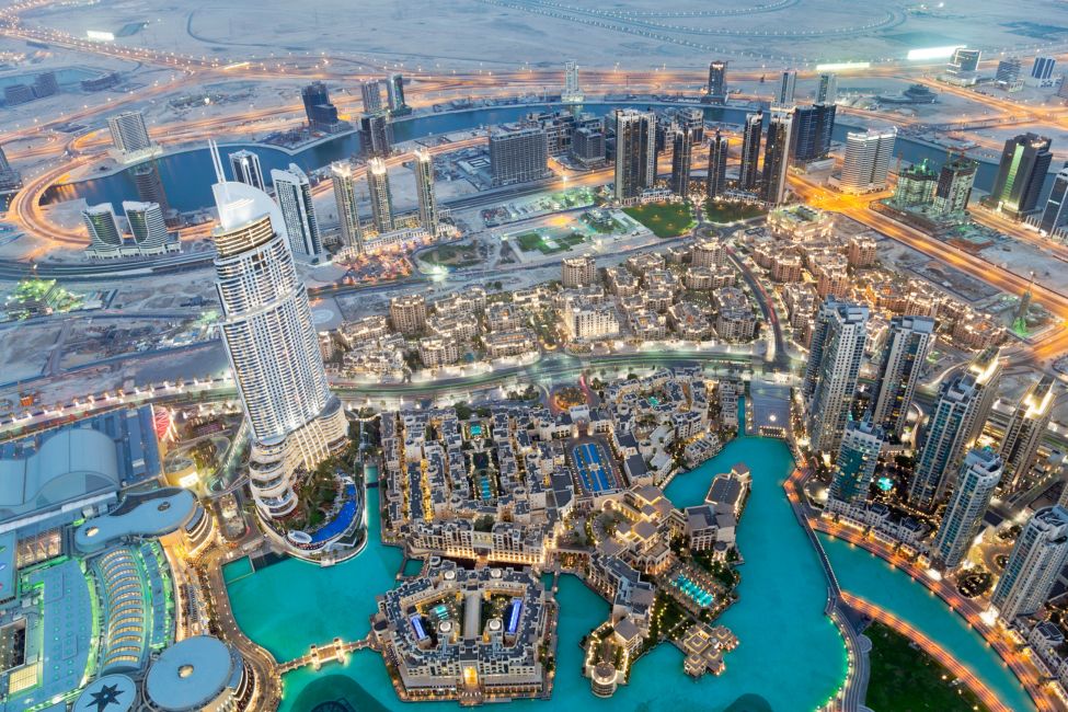 Dubai van bovenaf