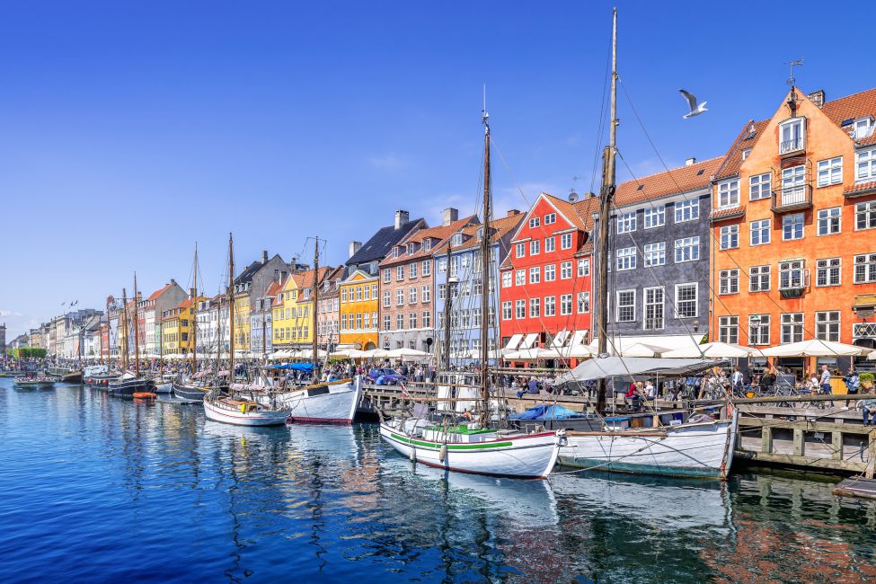 Kleurrijke huisjes Kopenhagen