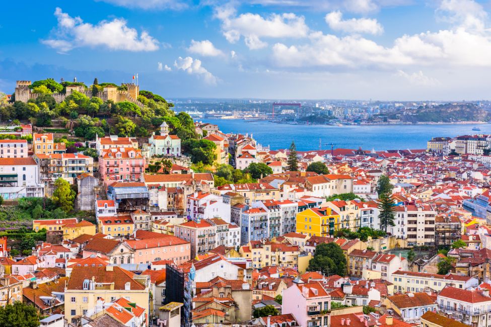 Uitzicht in Lissabon