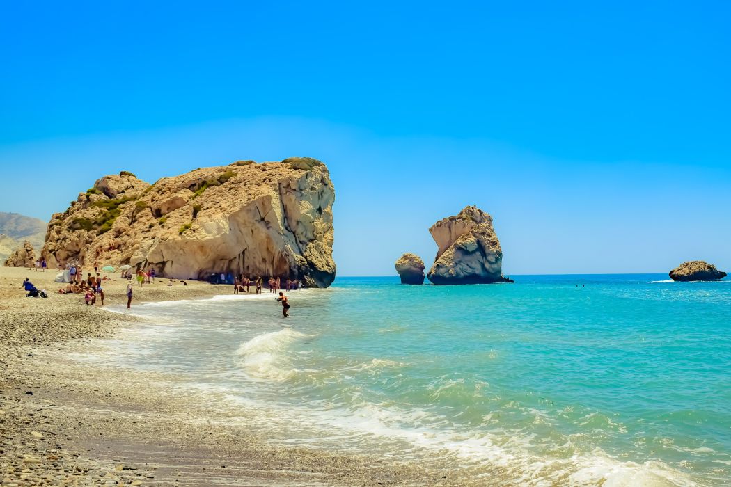 Cyprus strand van Aphrodite