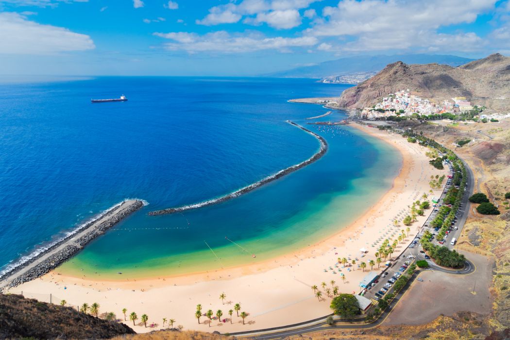 Playa de las Teresitas op Tenerife