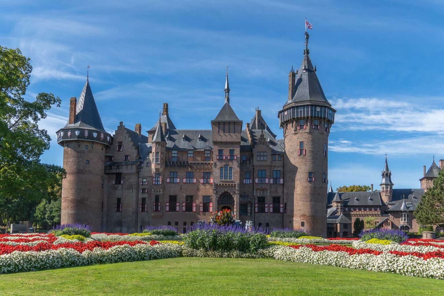 Vooraanzicht Kasteel De Haar