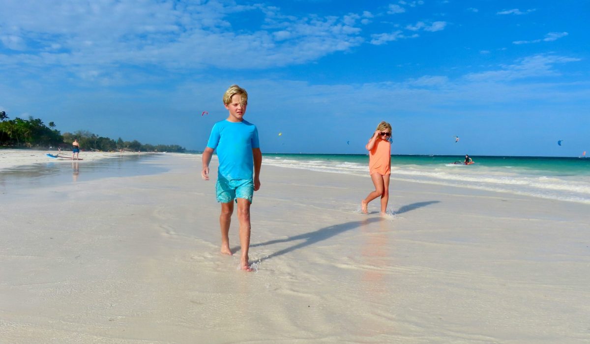 Diani Beach kinderen