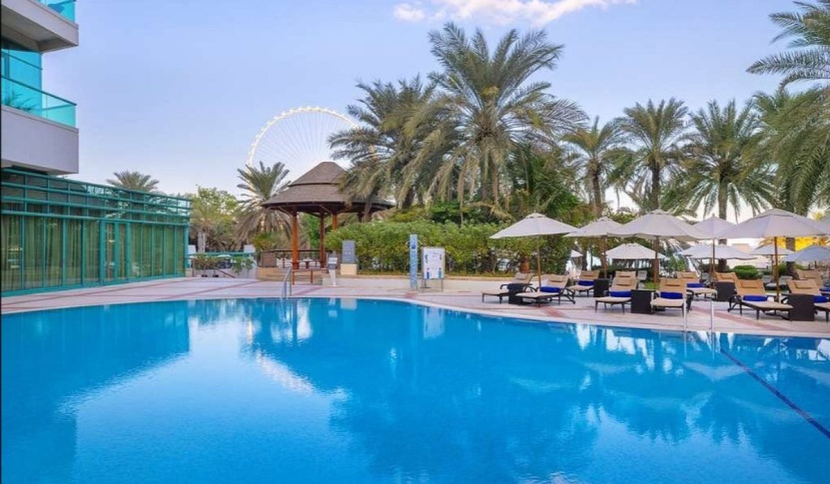 Hilton Dubai Jumeirah zwembad