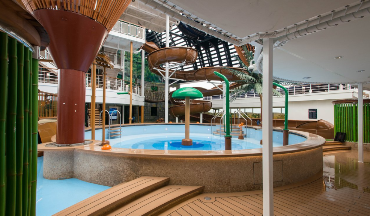 MSC Seaside bruine glijbaan