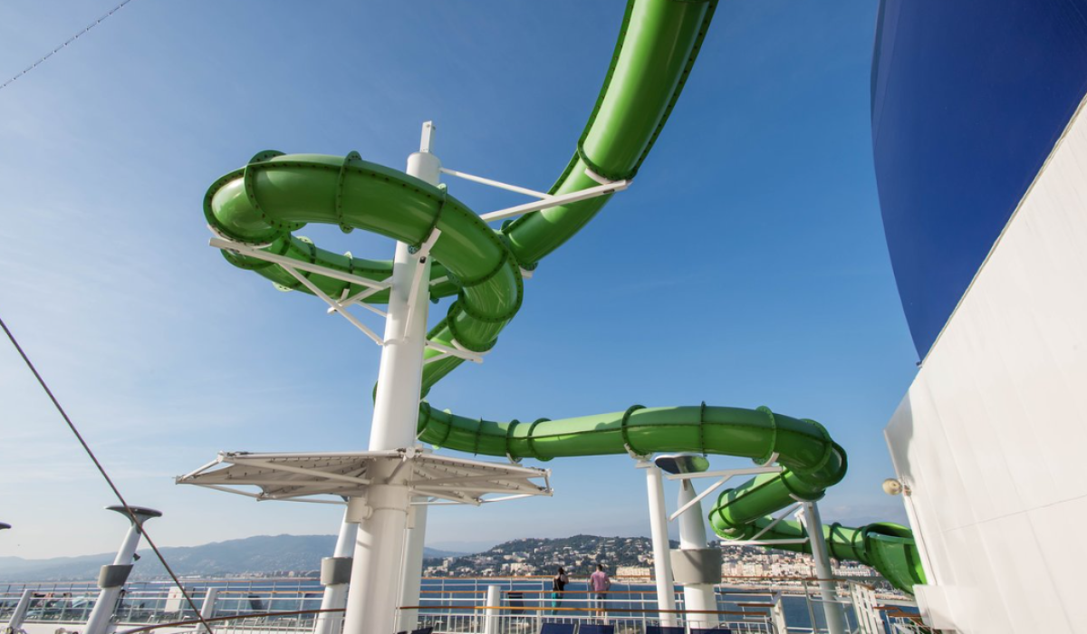 Norwegian Epic groene glijbaan