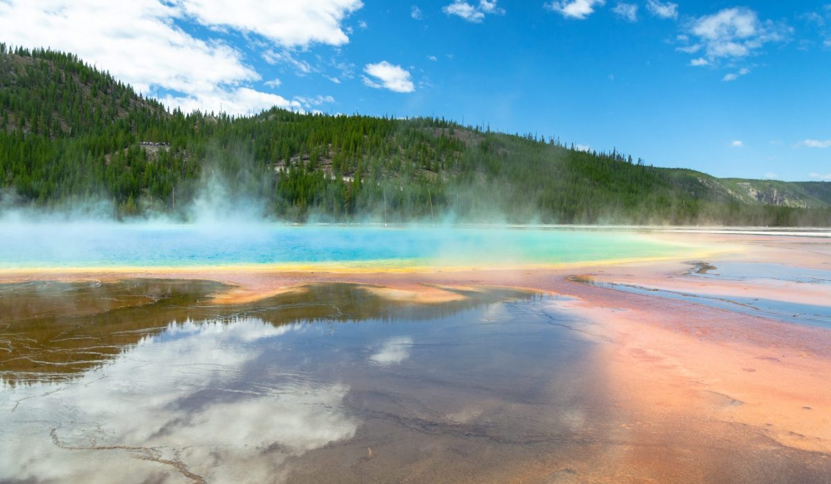 Warmwaterbronnen in Yellowstone National Park