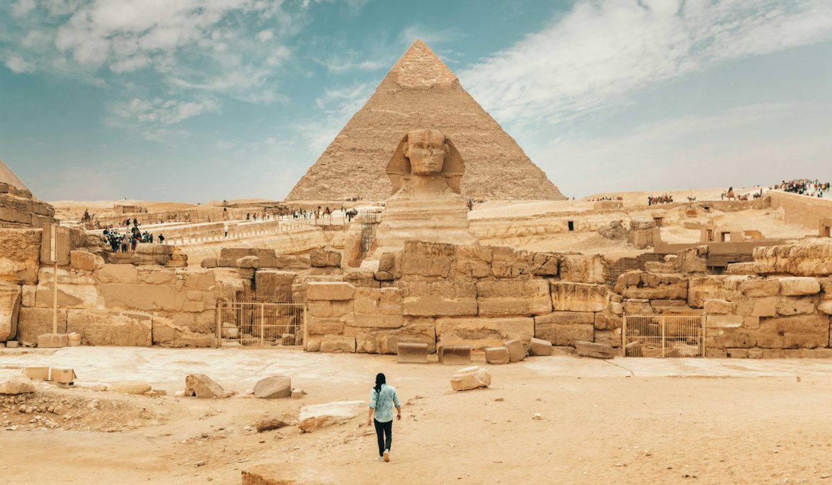 Cairo Piramide van Gizeh