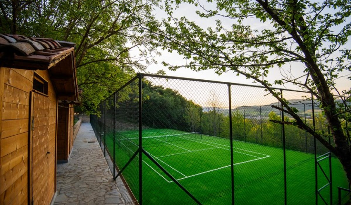 casale le crete tennisbaan