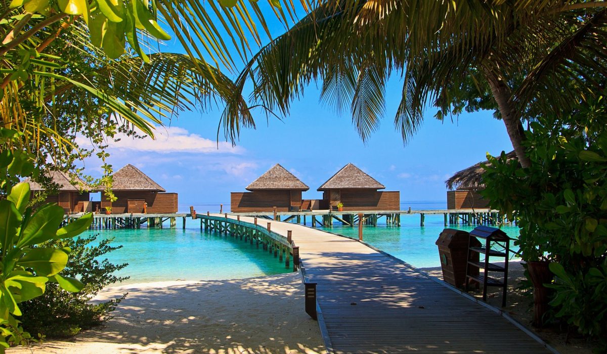Malediven huisje op water