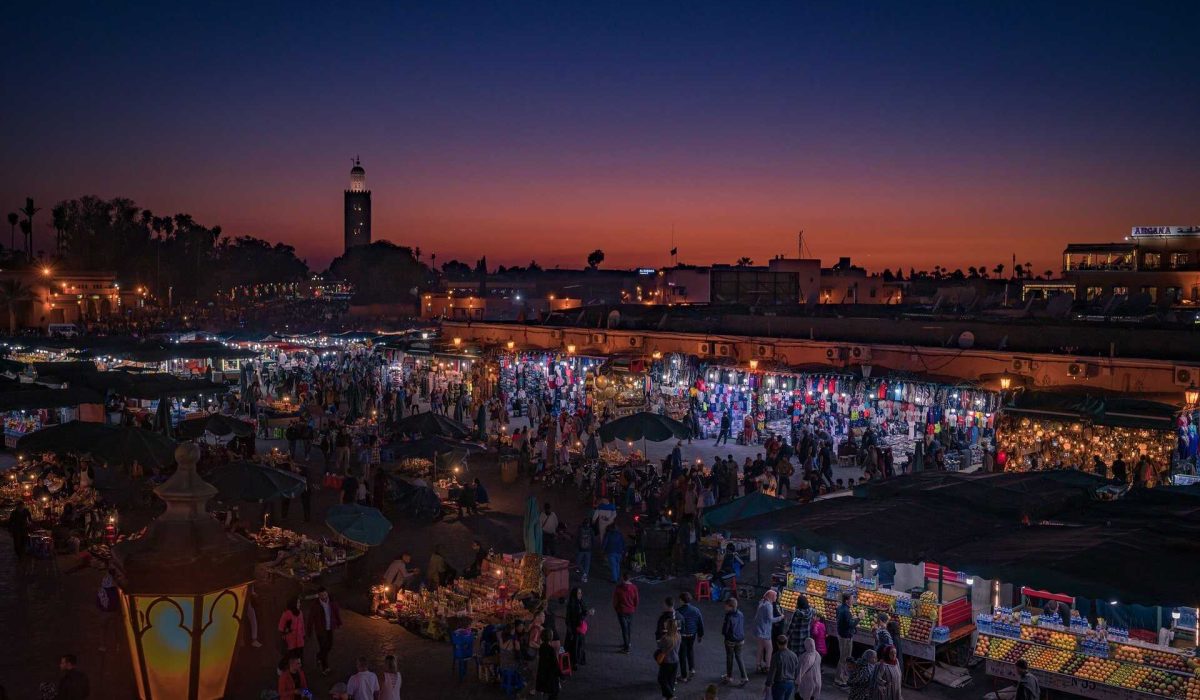Marokko Marrakesh Djema el Fna