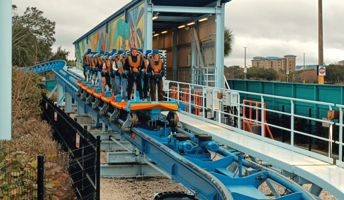 surf coaster stand-up